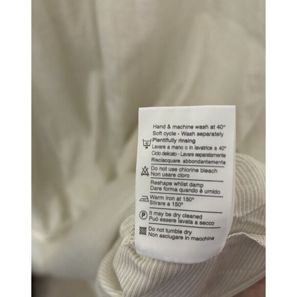 Marbas Men’s XL 100% Marcerized Cotton Short Sleeve White Strip Polo Shirt - Picture 7 of 8